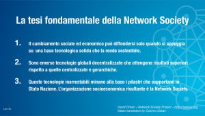 La tesi fondamentale della Network Society